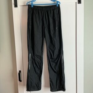 Adidas Climaproof Rain‎ Pants Mens Large Wandertag 2.5 Elastic Waist Golf Black